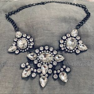 Target Crystal Bib Statement Necklace